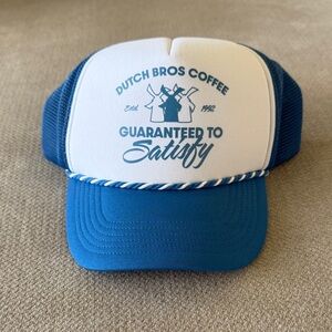 Dutch Bros Coffee Blue and White Trucker Hat